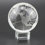 Mini Globe Terrestre en Cristal