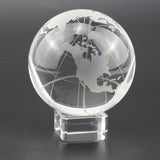 Mini Globe Terrestre en Cristal