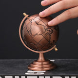 Mini Globe en Métal Vintage
