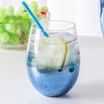 Verre Table Bleu (6 Unités)
