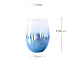 Verre Table Bleu (6 Unités)