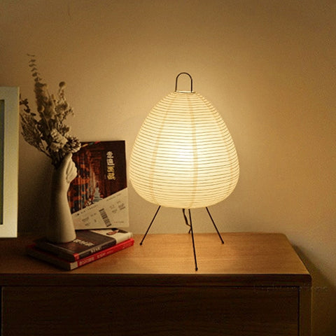Lampe de chevet Bois Japonaise • Livraison Offerte – LampesDeChevet
