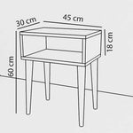 Table de Chevet Bois Blanc