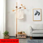 Porte Manteau Bois sur Pied