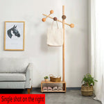 Porte Manteau Bois sur Pied